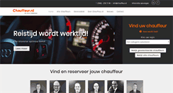 Desktop Screenshot of chauffeur.nl